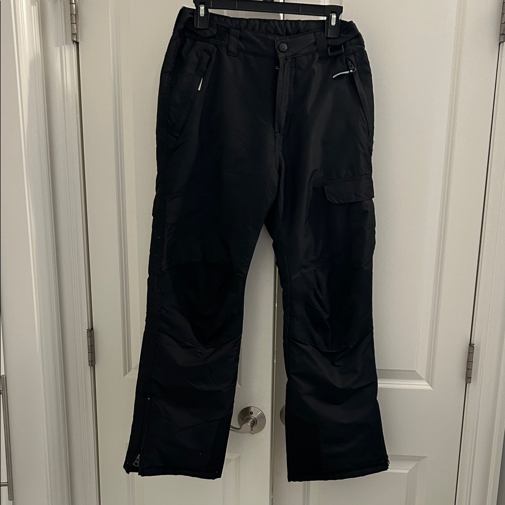 Teen Black Snow Pants